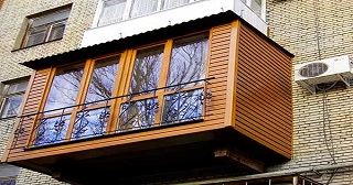 Внешняя отделка балкона Сергиев Посад цена от 1036 руб. м/2.