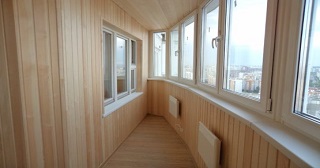 Отделка, остекление, утепление балконов в Сергиевом Посаде от 208 руб. м/2.